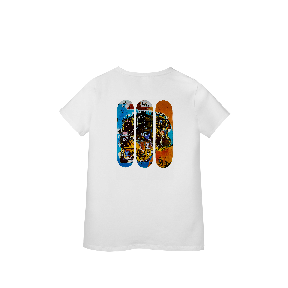 Nome do produto: Skull Shapes - Basquiat (Baby Look PRIME)