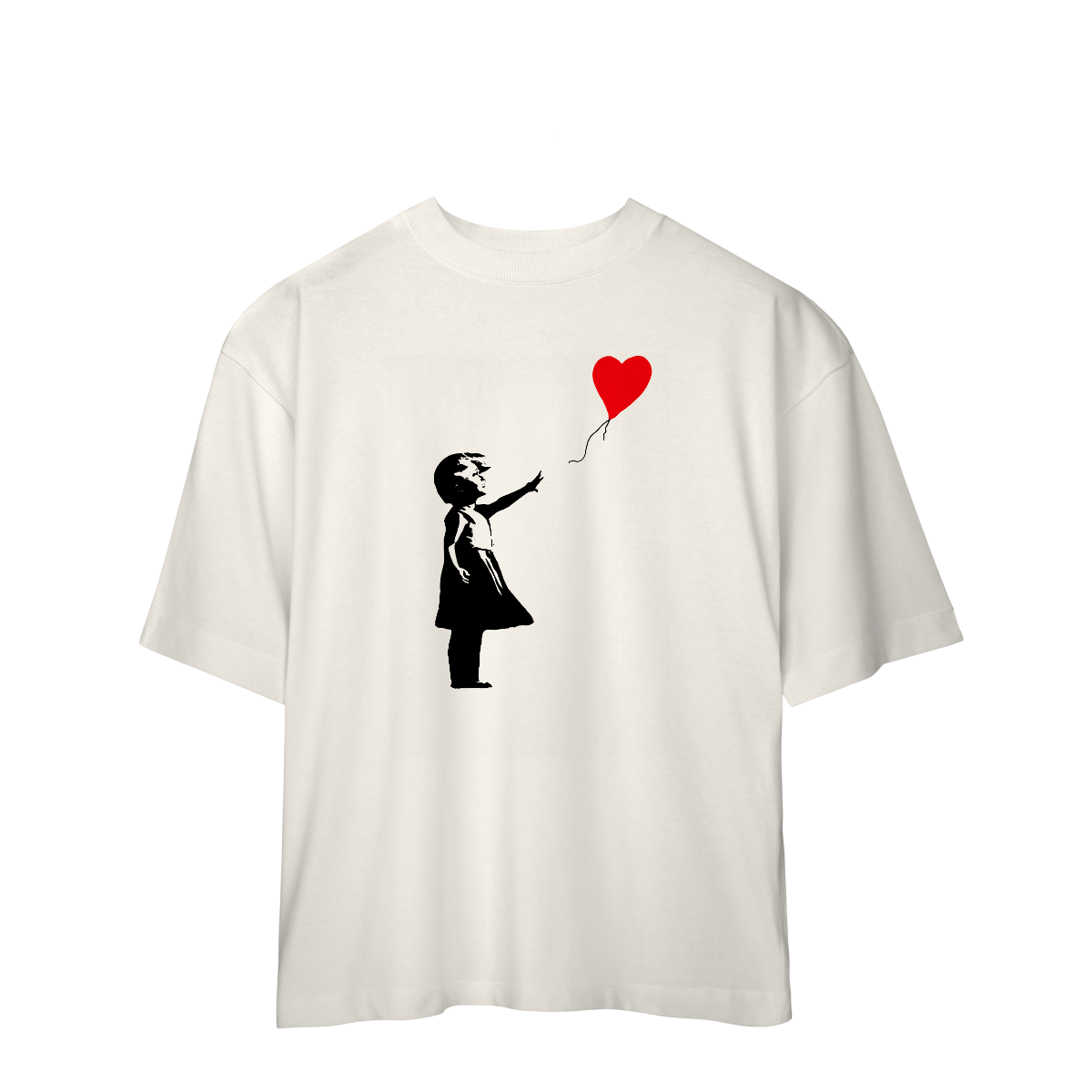Nome do produto: Girl With Balloon - Banksy (Oversized)