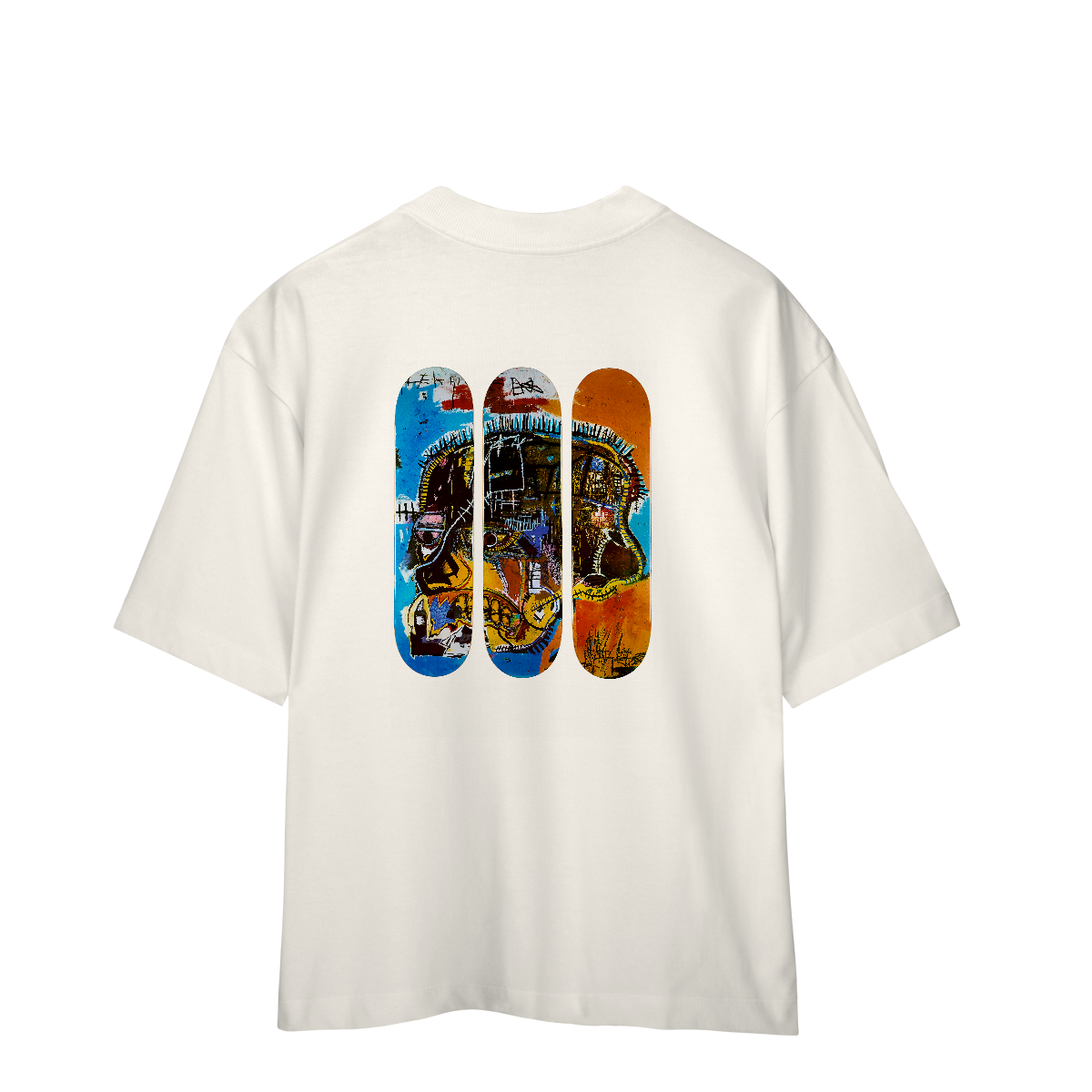 Nome do produto: Skull Shapes - Basquiat (Oversized)