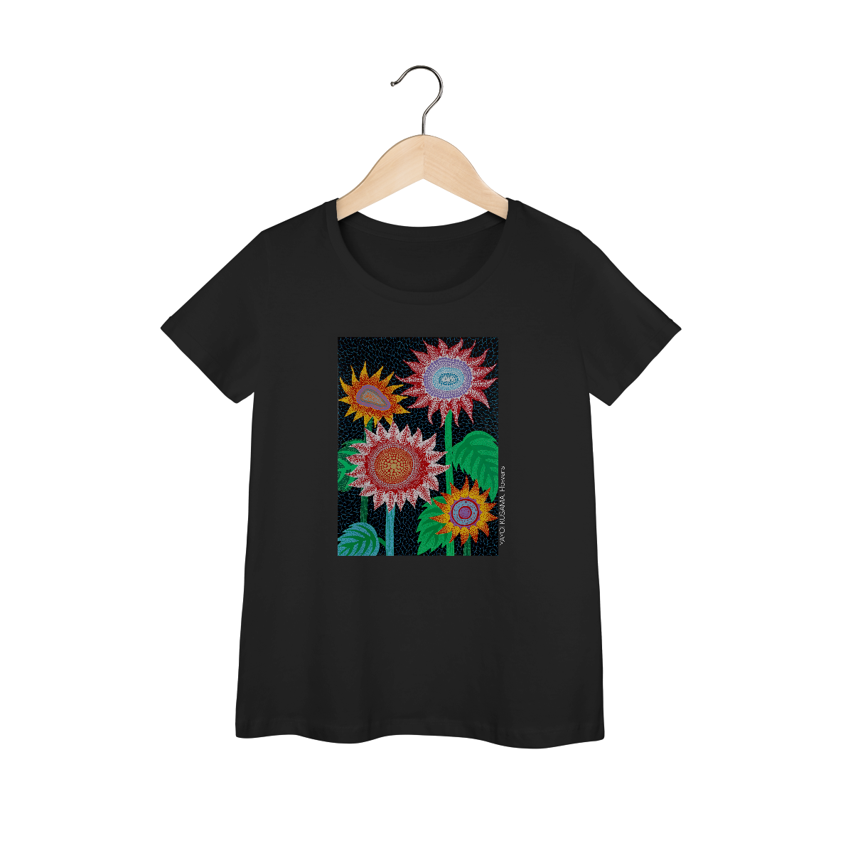 Nome do produto: YAYOI KUSAMA - Flowers (Baby Look PRIME)
