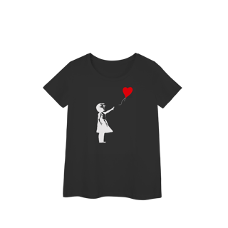 Girl With Balloon - Banksy (Baby Look PRIME)