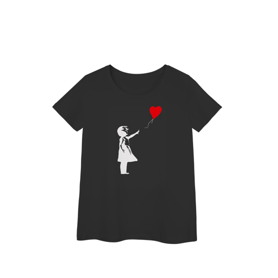 Girl With Balloon - Banksy (Baby Look PRIME)
