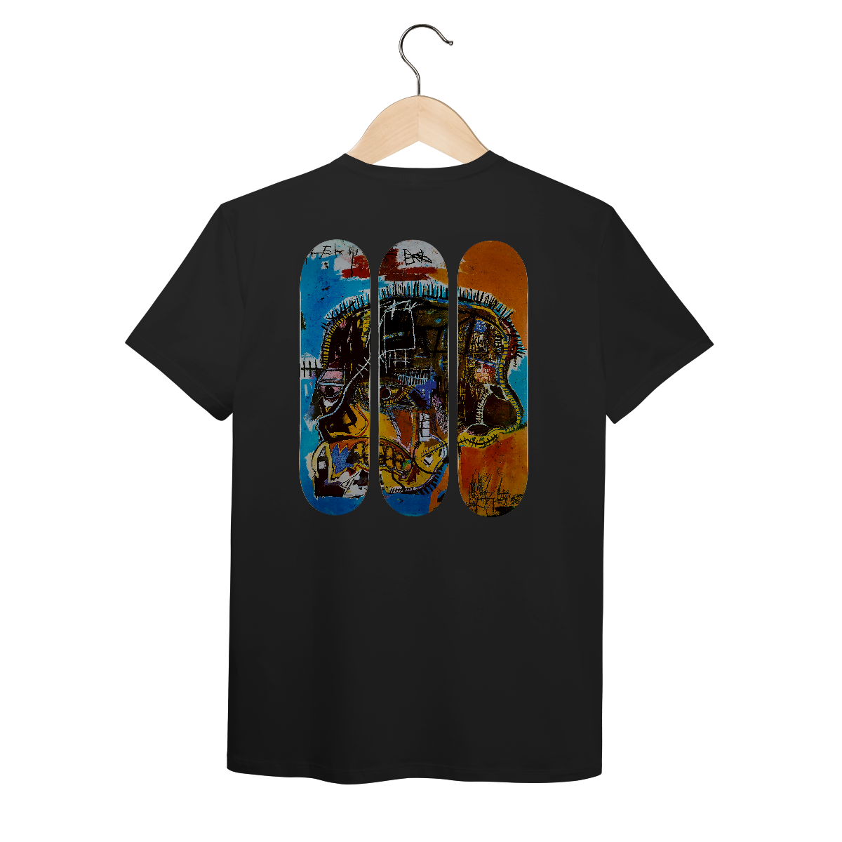 Nome do produto: Skull Shapes - Basquiat (Algodão Peruano)