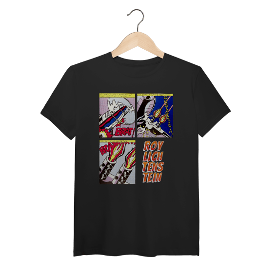 As I opened fire- Roy Lichtenstein (Algodão Peruano)