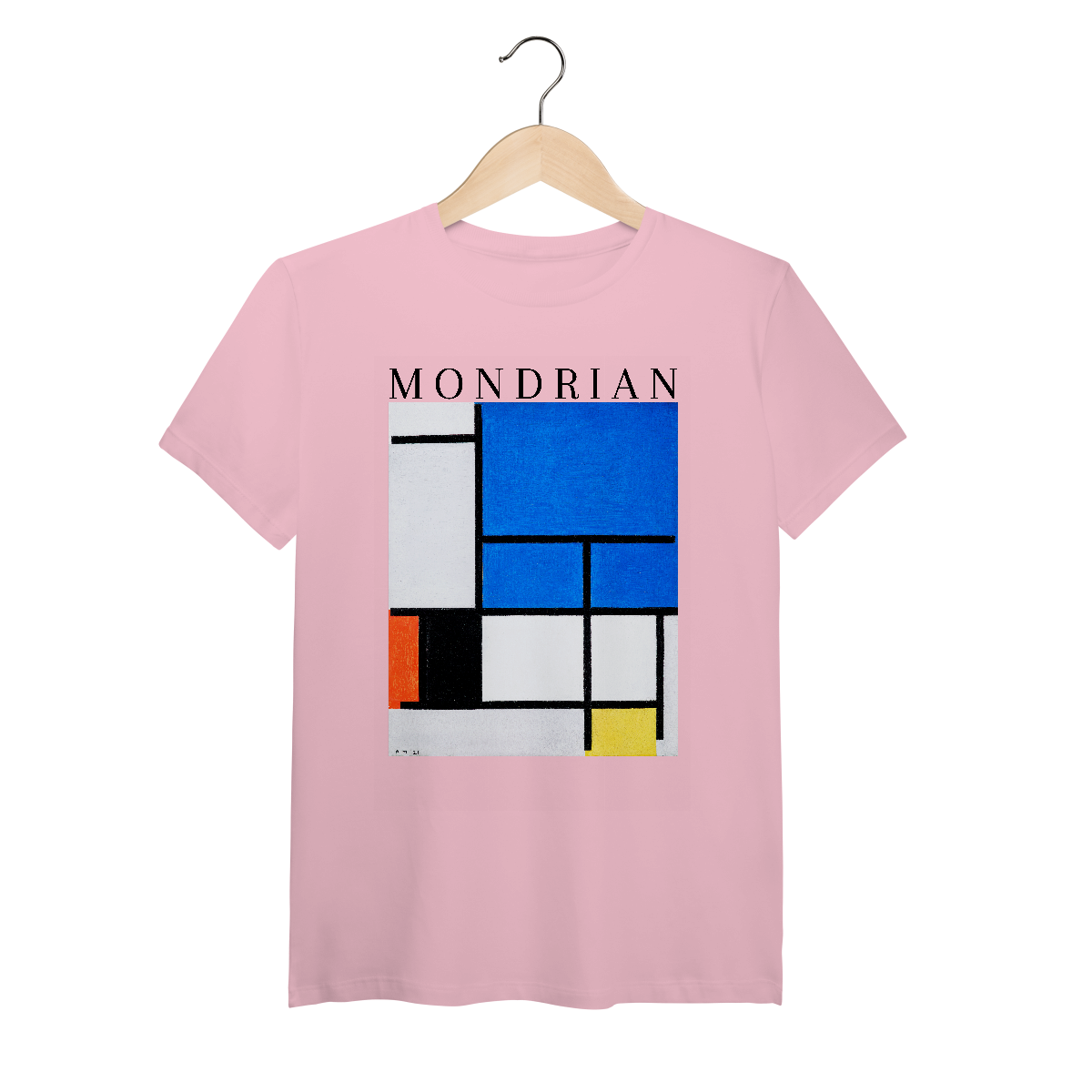 Nome do produto: MONDRIAN - Large Blue Plane (Algodão Peruano)