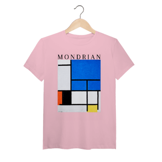MONDRIAN - Large Blue Plane (Algodão Peruano)