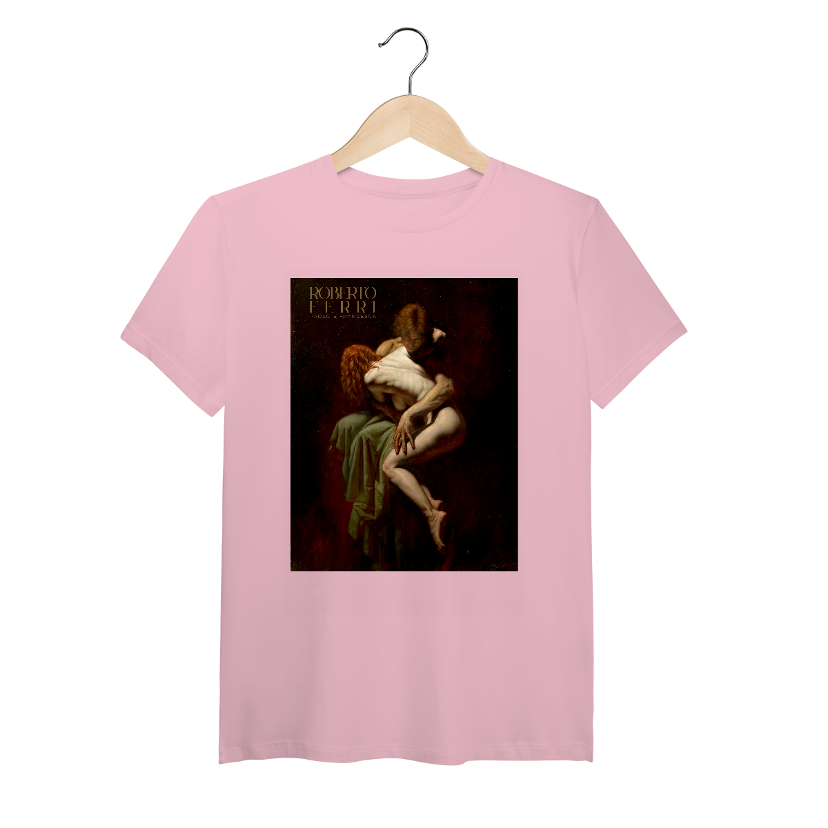 Nome do produto: Paolo e Francesca - Roberto Ferri (Algodão Peruano)