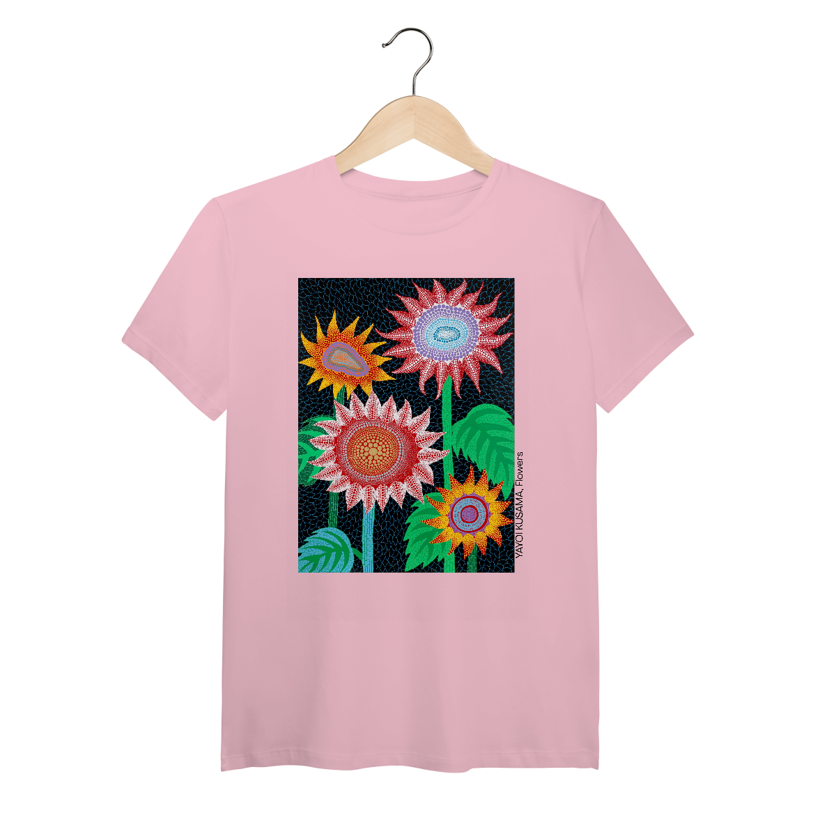Nome do produto: YAYOI KUSAMA - Flowers (Algodão Peruano)