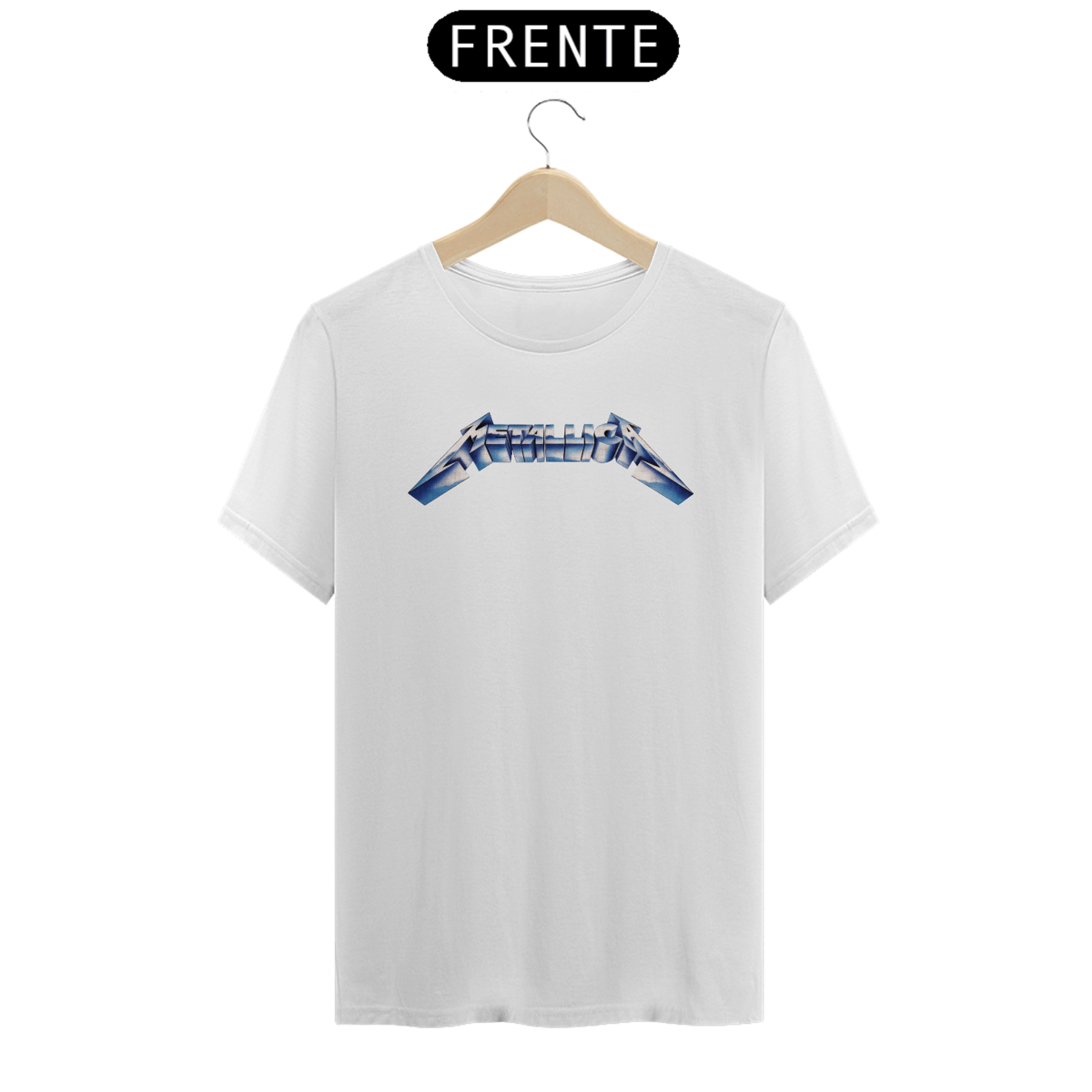 Nome do produto: Camiseta Metallica Logo