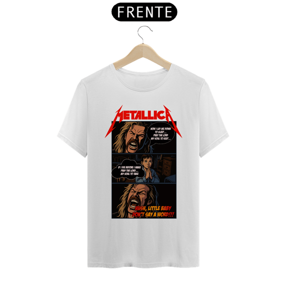 Camiseta Metallica Comics Enter Sandman