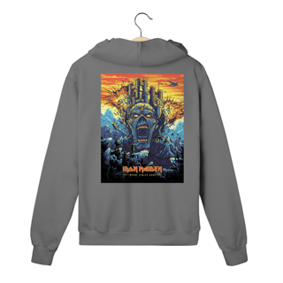 Nome do produto Moleton Iron Maiden c/ capuz e zipper