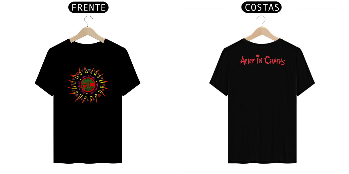 Nome do produto: Camiseta Alice in Chains Prime 