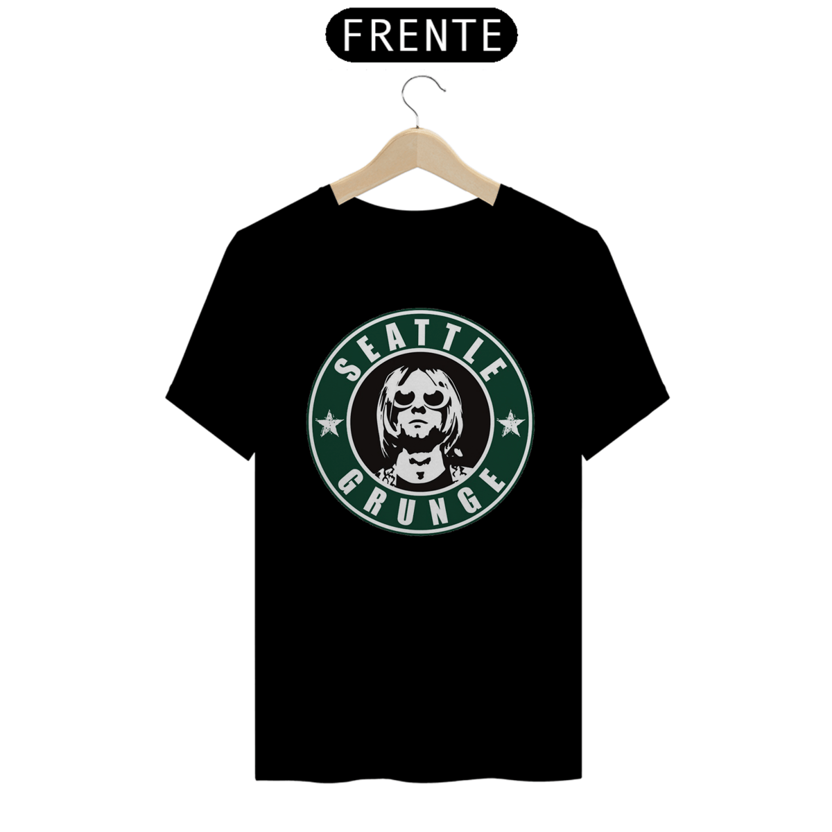 Nome do produto: Camiseta Seattle Grunge Cobain