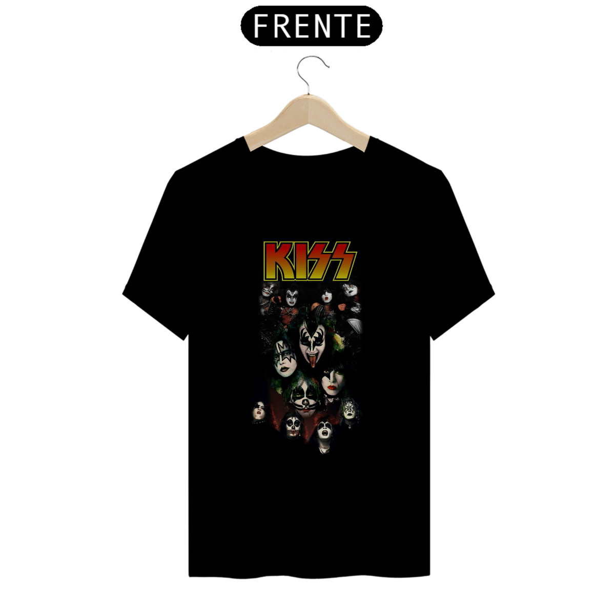 Nome do produto: Camiseta Kiss