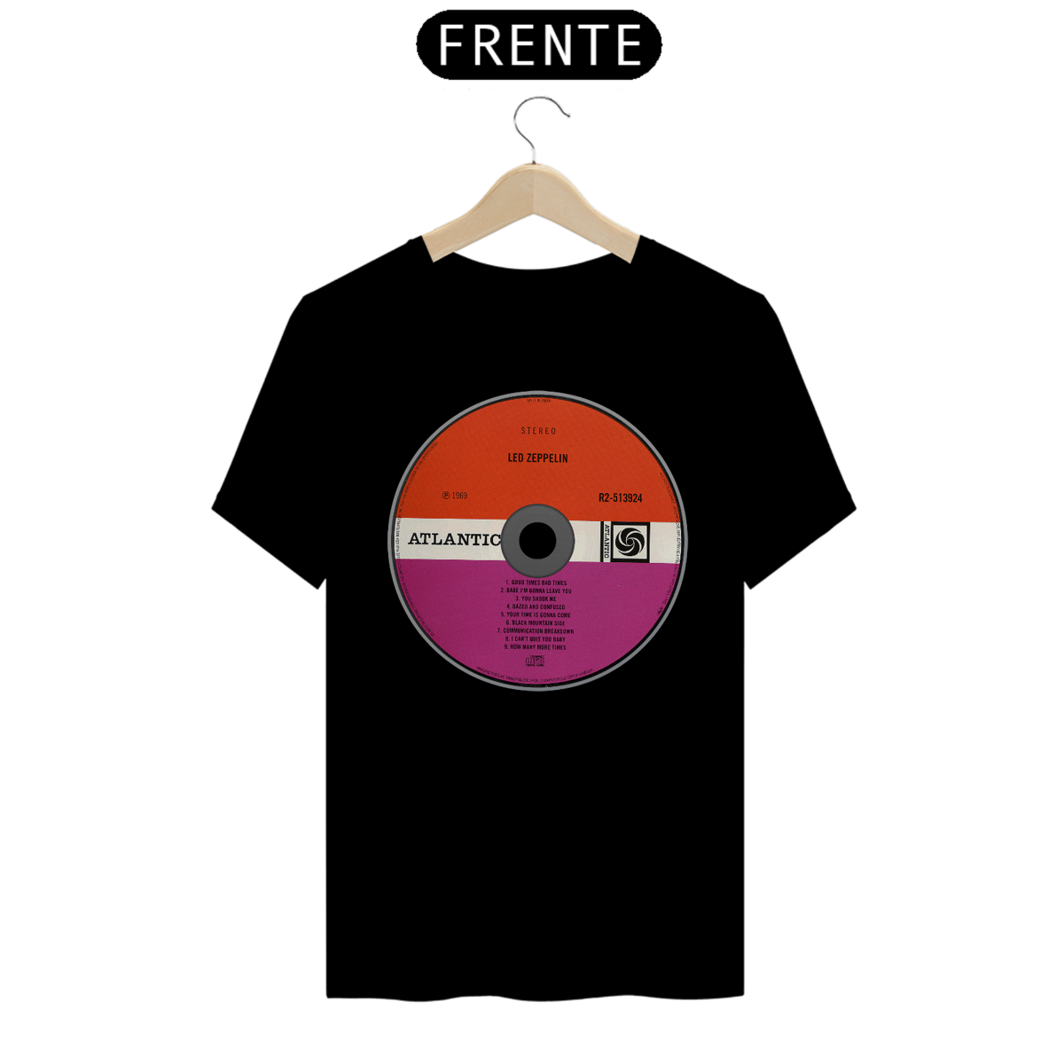 Nome do produto: Camisa Led Zeppelin CD