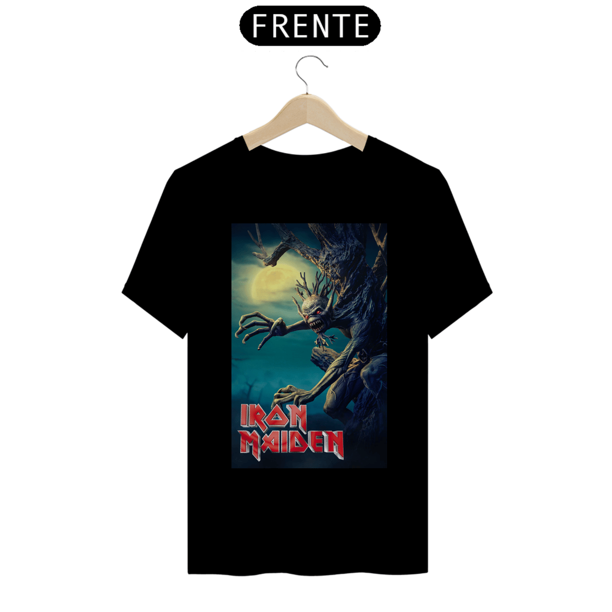 Nome do produto: Camiseta Iron Maiden Fear of the Dark