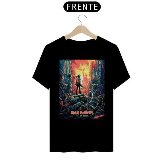 Camiseta Iron Maiden Hell on Earth
