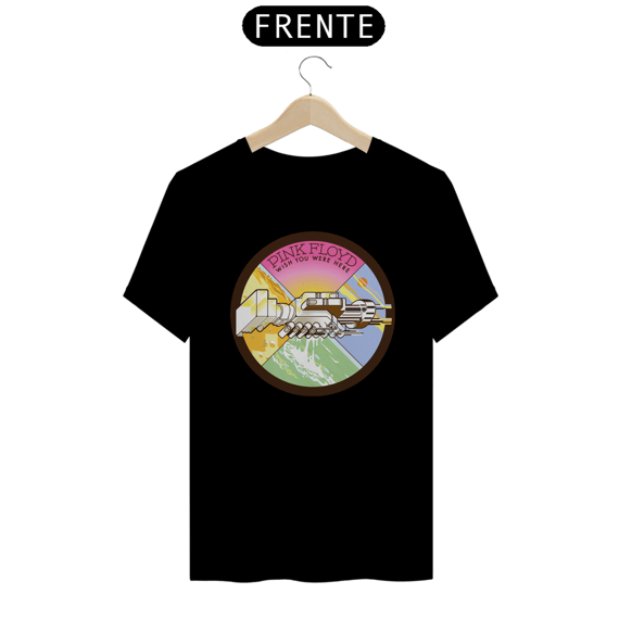 Camiseta Pink Floyd Wish you We here art