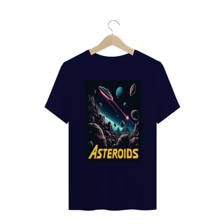 Nome do produto Camiseta Plus Size jogo Asteroids