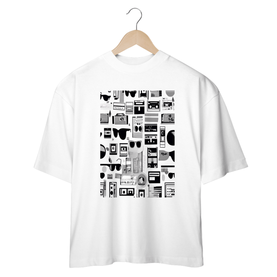 Camiseta pop estilo anos 90