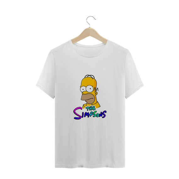 Camiseta Plus Size retrô e vintage do Homer Simpson