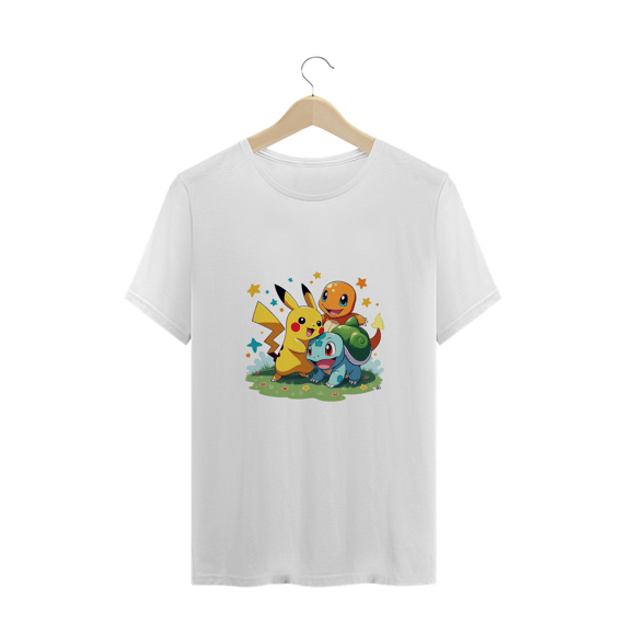 Camiseta Plus Size - Pokemon