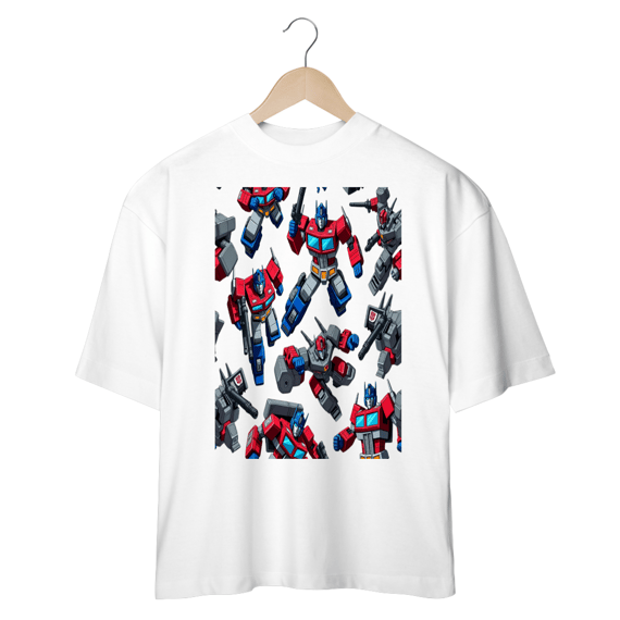 Camiseta Transformers (Optimus Prime e Megatron)