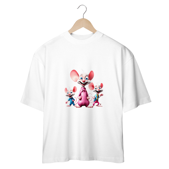 Camiseta Pinky e Brain