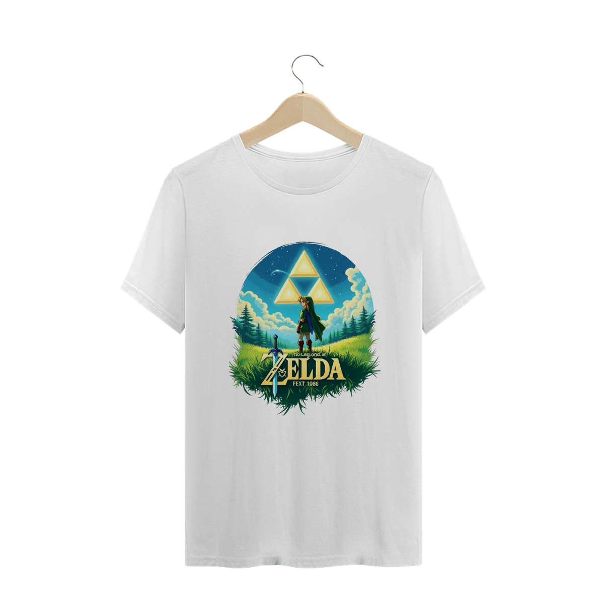 Nome do produto: Camiseta Plus Size jogo The Legend of Zelda