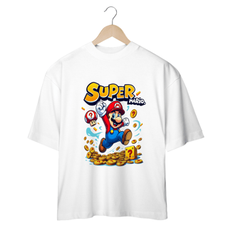 Camiseta jogo Super Mario Bros