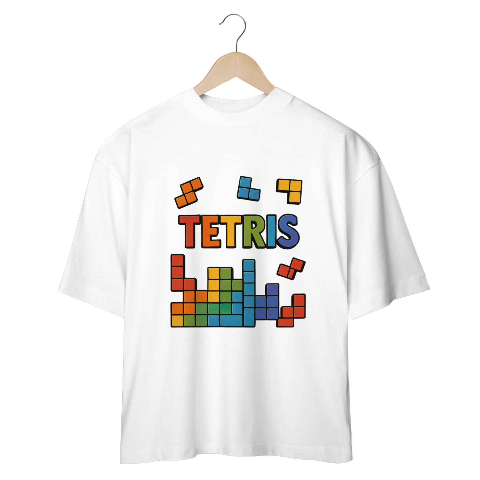 Camiseta jogo Tetris