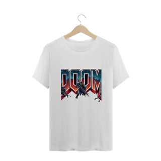 Camiseta Plus Size jogo Doom