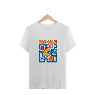 Camiseta Plus Size jogo Pac Man