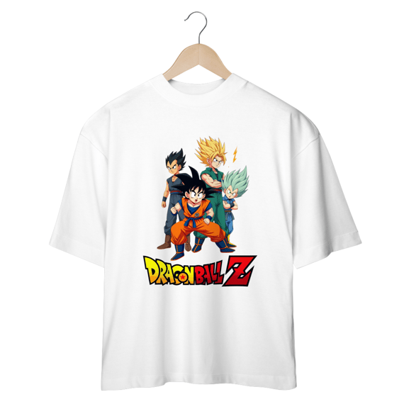 Camiseta Oversized desenho DragonBall Z