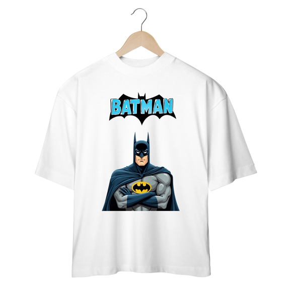 Camiseta Oversized desenho Batman