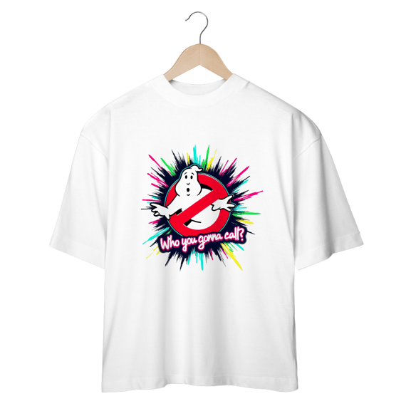 Camiseta Oversized desenho Os Caça Fantasmas
