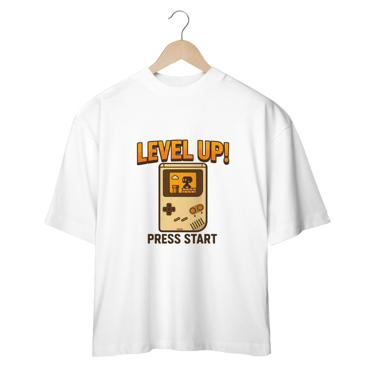 Nome do produto: Camiseta Oversized Level UP