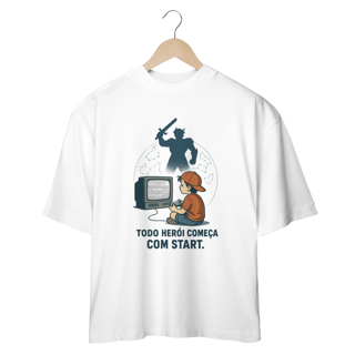 Camiseta Oversized - todo herói