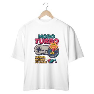 Camiseta Oversized - Modo Turbo