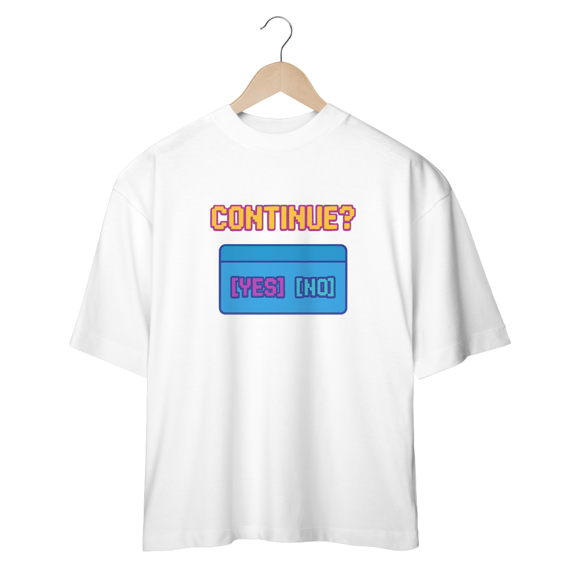 Camiseta Oversized - Interface de game