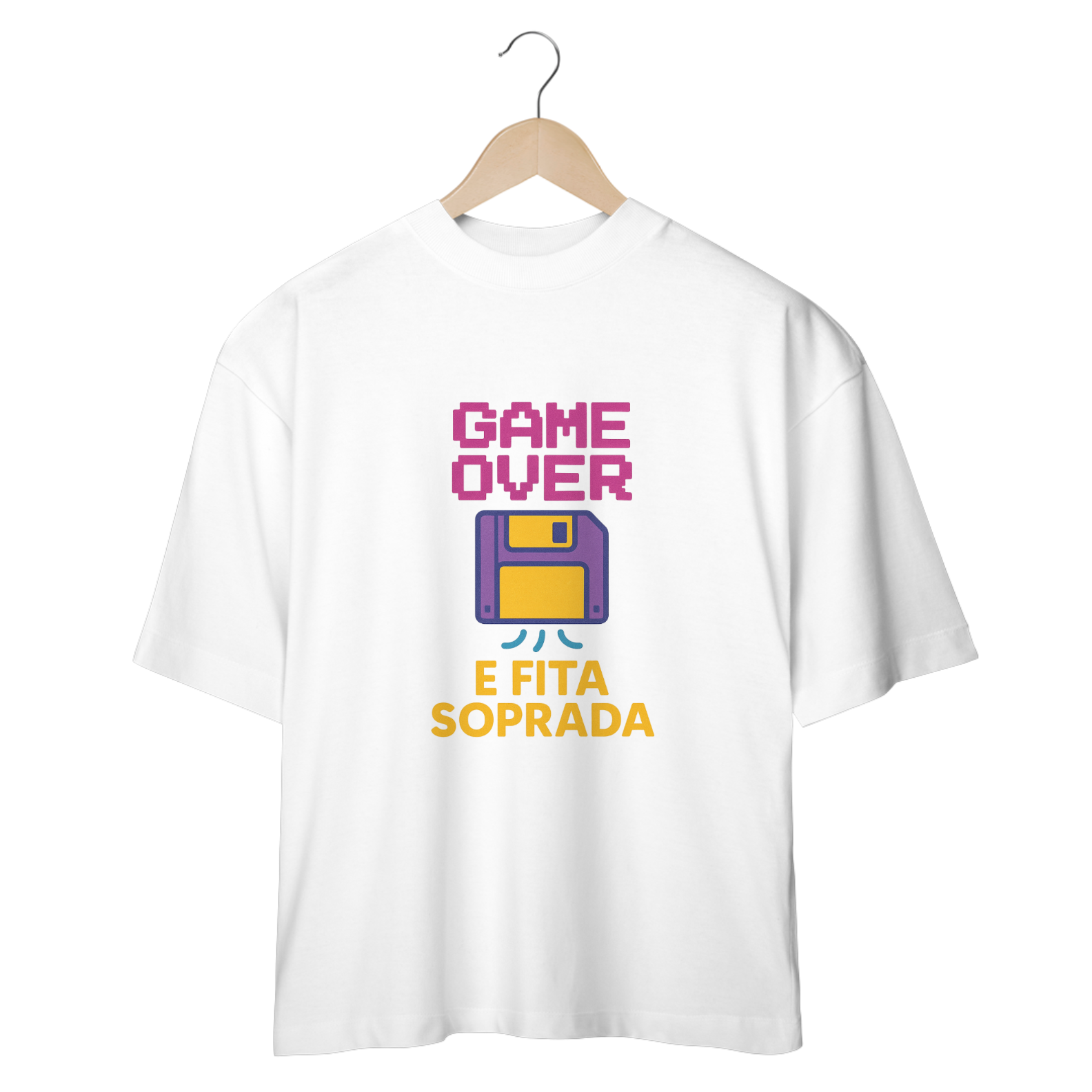 Camiseta Oversized - Versão 1 – disquete