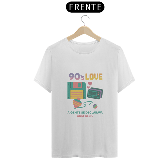 Camiseta Modelagem Tradicional - A gente se declarava pelo beep