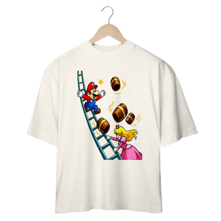 Nome do produto Camiseta jogo Donkey Kong - Mario resgate princesa