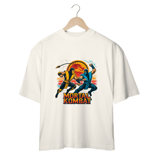 Nome do produto Camiseta jogo Mortal Kombat - combate Scorpion x Sub-Zero