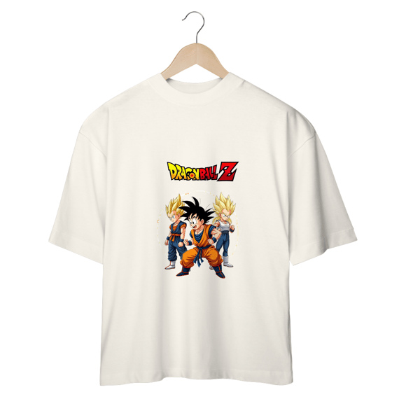 Camiseta Oversized desenho DragonBall Z