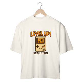 Nome do produto Camiseta Oversized Level UP