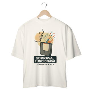 Nome do produto Camiseta Oversized - Soprava, funcionava