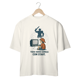 Nome do produto Camiseta Oversized - todo herói