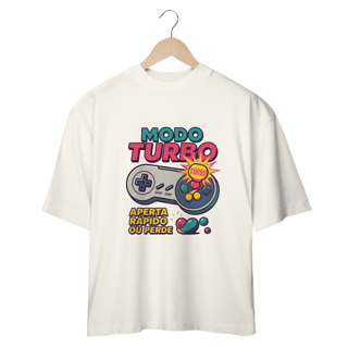 Nome do produto Camiseta Oversized - Modo Turbo
