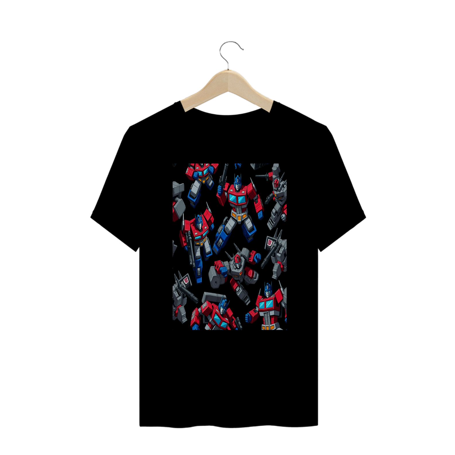 Camiseta Plus Size Transformers (Optimus Prime e Megatron)